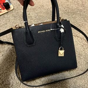 Michael Kors Mercer Women's Crossbody Bag - Navy